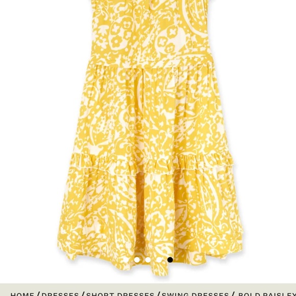 Me+Em yellow and white dress, size 10. - Picture 9 of 11